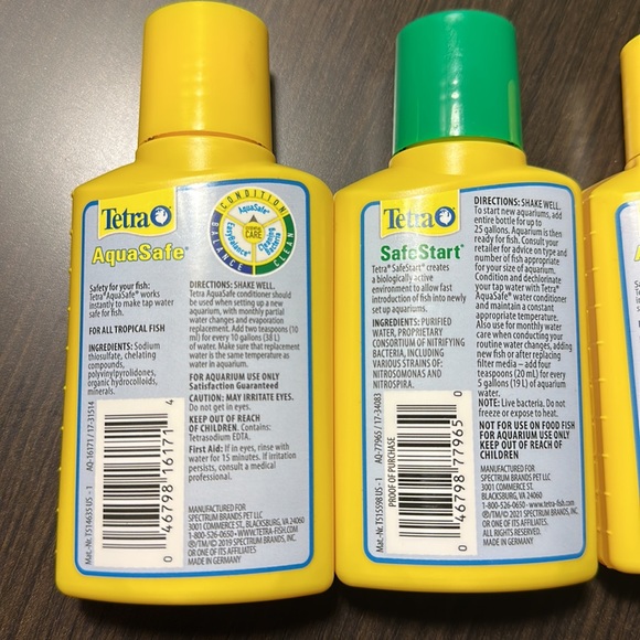 Tetra Safe Start and Aqua Safe Fish Tank Water Treatment - Picture 3 of 4